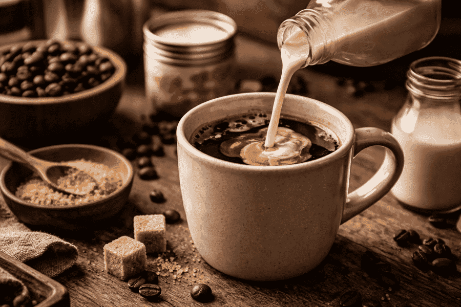Allt om kaffegrädde: sorter, smak och användning