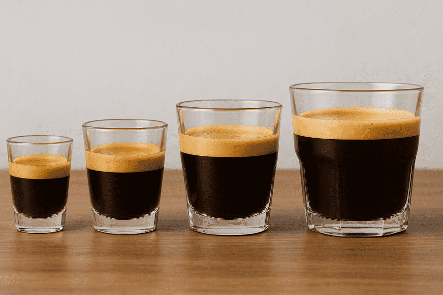 Hur många ml är en espresso