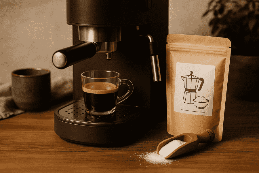 avkalkning av espressomaskin