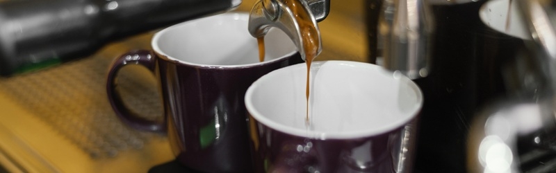 espresso som rinner