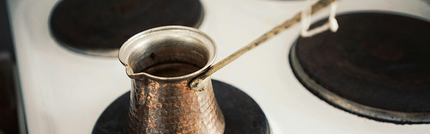 Ibrik (cezve) för turkiskt kaffe