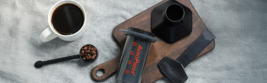 AeroPress för manuell kaffebryggning