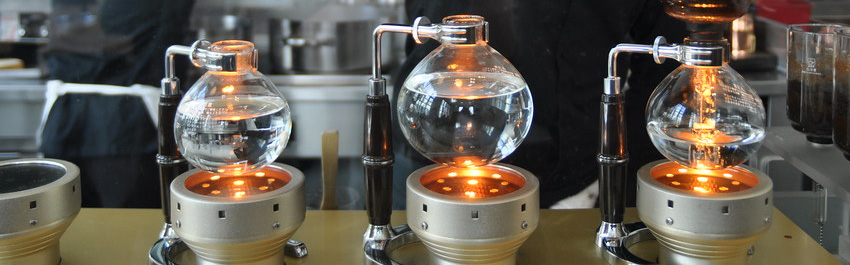 Sifon (vakuumbryggare) för kaffebryggning