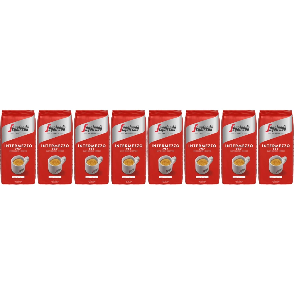 Segafredo Intermezzo - kaffebönor - 8 x 1 kg