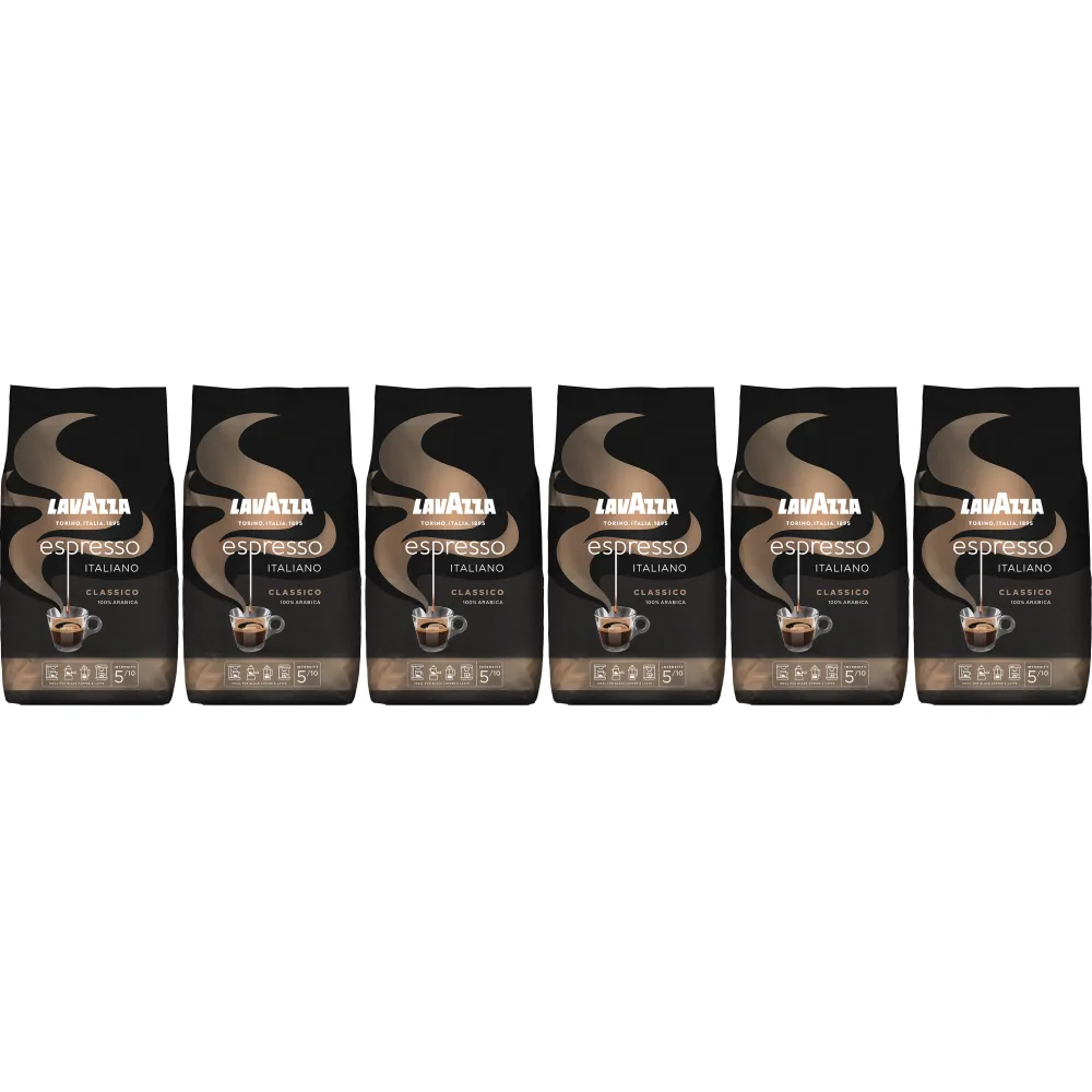 Lavazza Espresso Italiano - kaffebönor - 6 x 1 kg