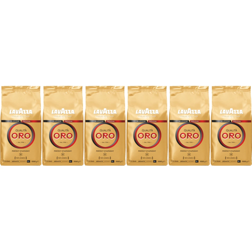 Lavazza Qualità Oro - kaffebönor - 6 x 1 kg