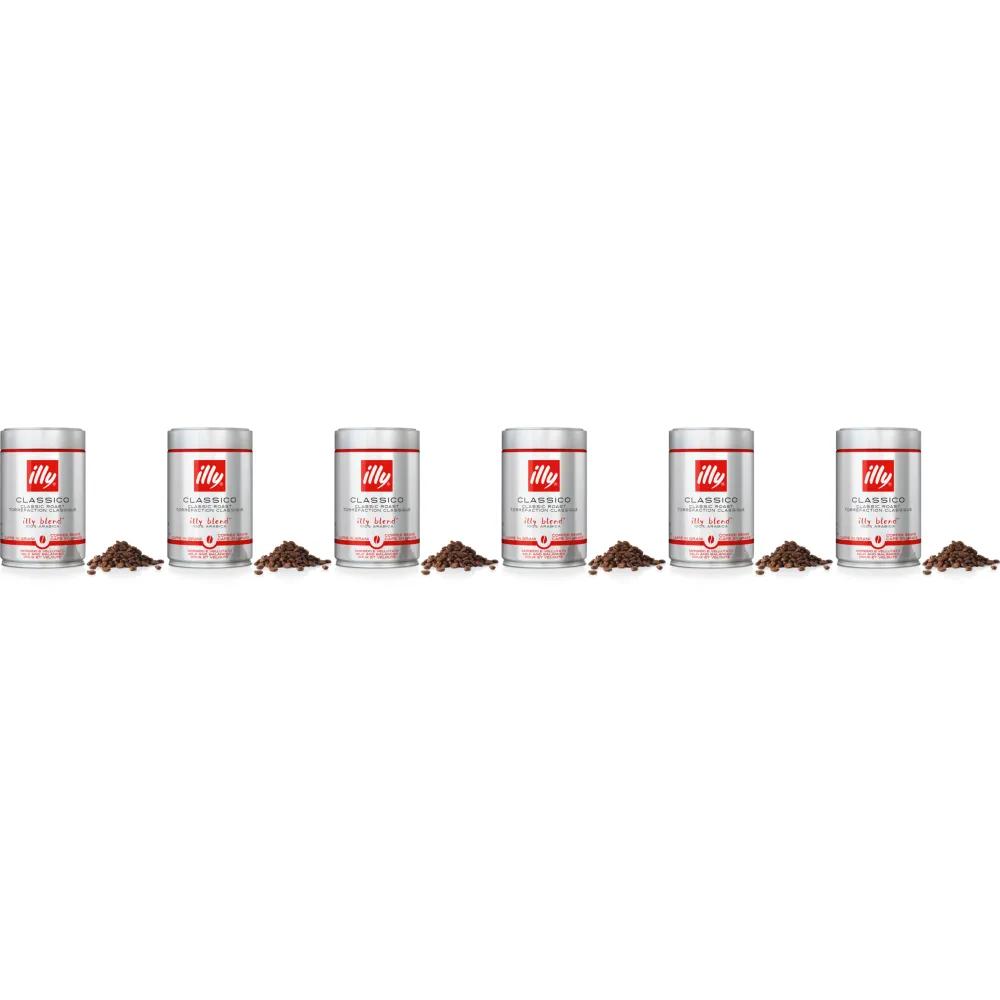 illy Classico - kaffebönor - 6 x 250 g