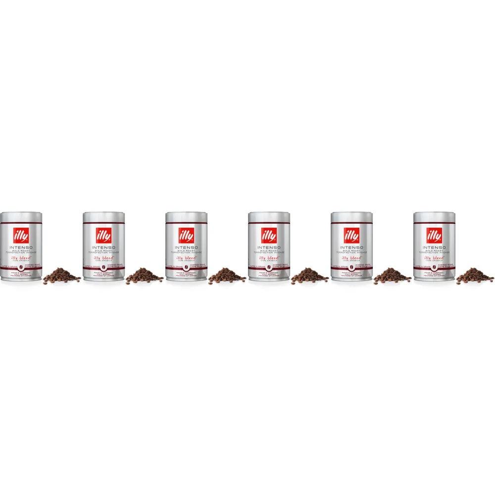 illy Intenso - kaffebönor - 6 x 250 g