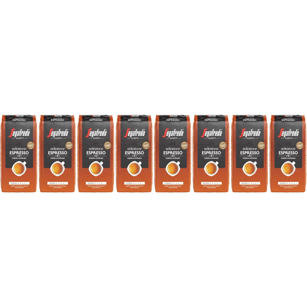 Segafredo Selezione Espresso - kaffebönor - 8 x 1 kg