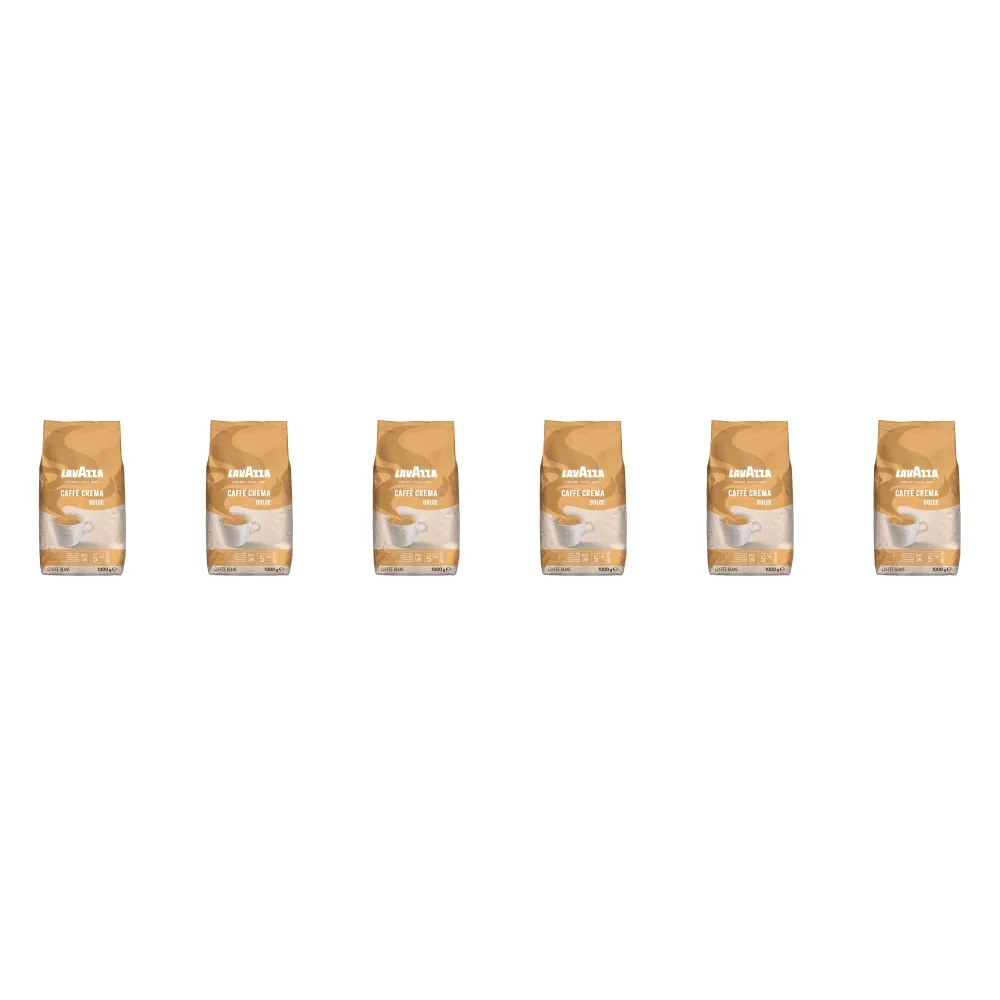 Lavazza Caffè Crema Dolce - kaffebönor - 6 x 1 kg