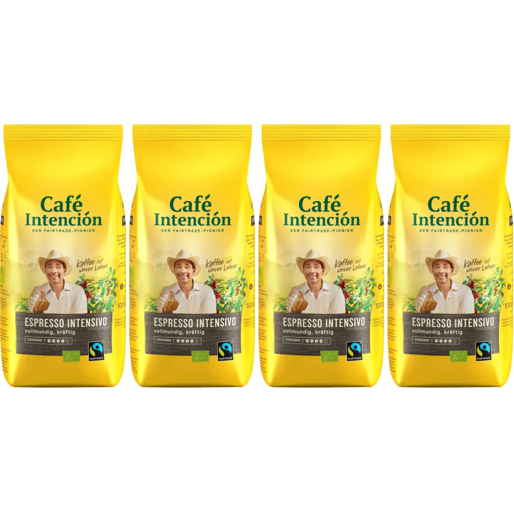 Café Intención Intensivo - kaffebönor - 4 x 1 kg