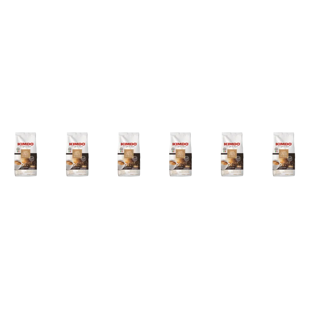 Kimbo Dolce Crema - kaffebönor - 6 x 1 kg