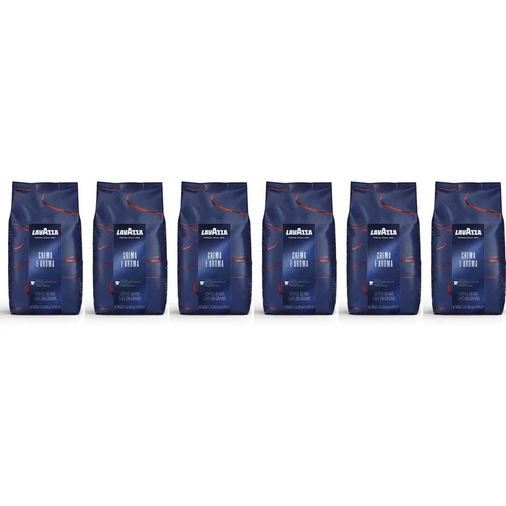 Lavazza Blue Line Crema e Aroma - kaffebönor - 6 x 1 kg