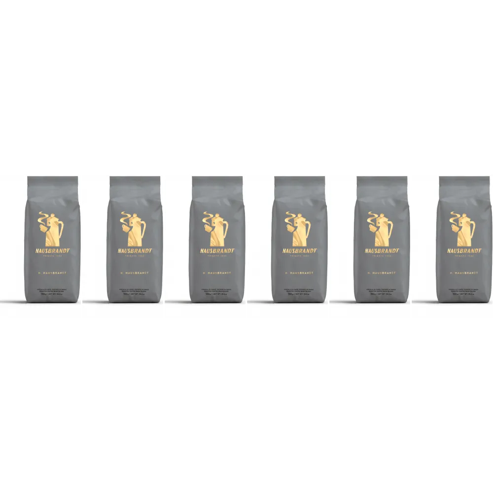 Hausbrandt H. Hausbrandt - kaffebönor - 6 x 1 kg