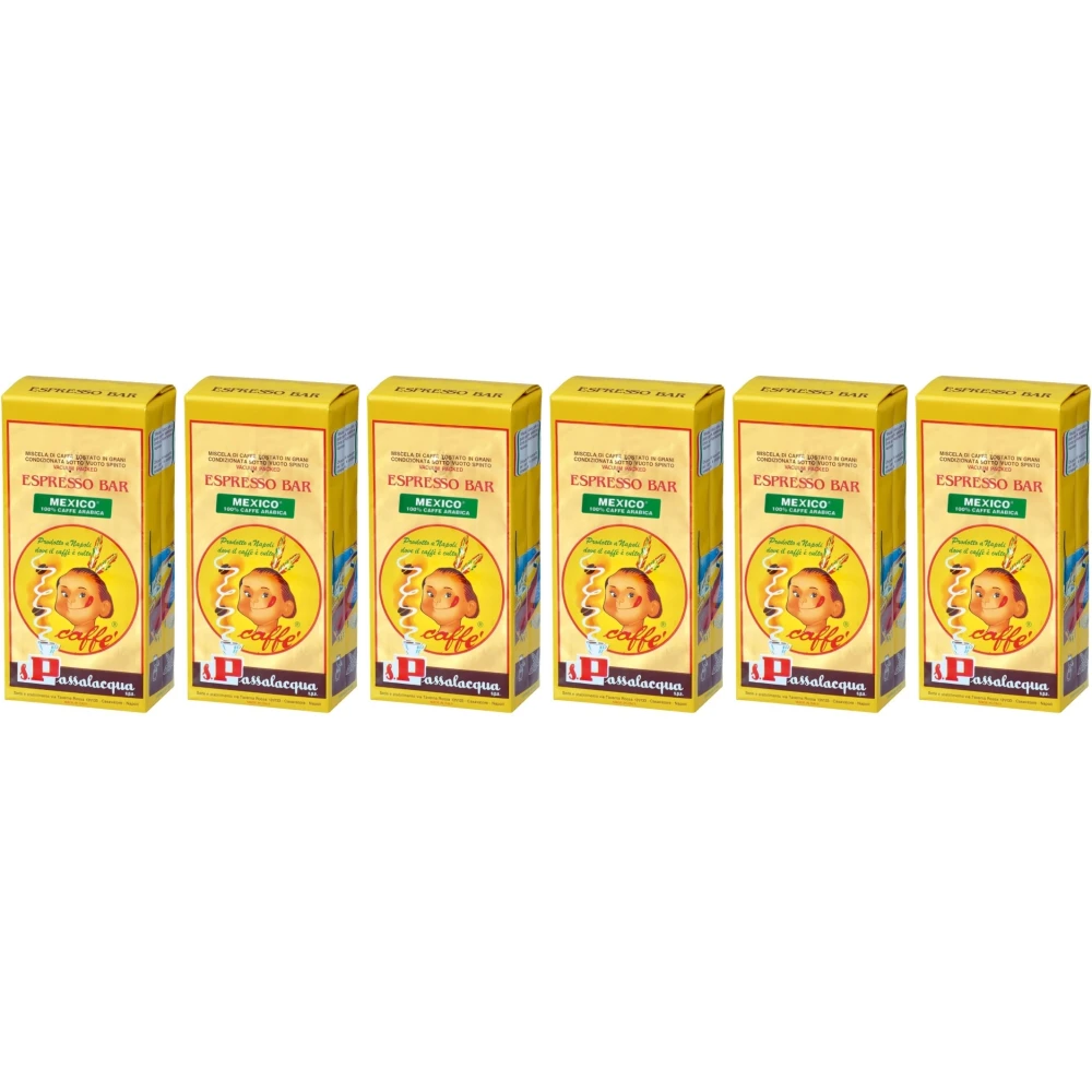Passalacqua Mexico - kaffebönor - 6 x 1 kg