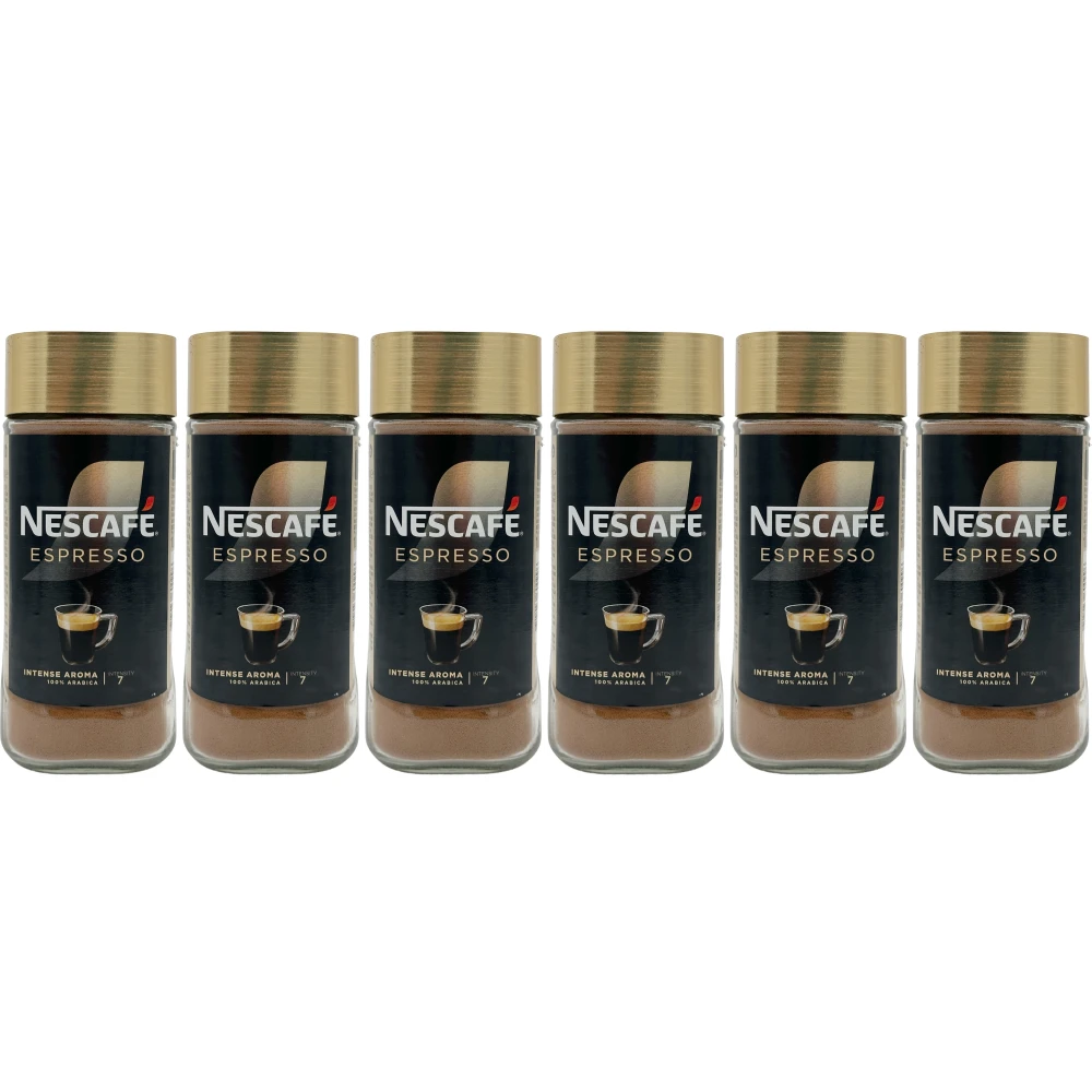 Nescafé Gold Espresso - snabbkaffe - 6 x 100 g
