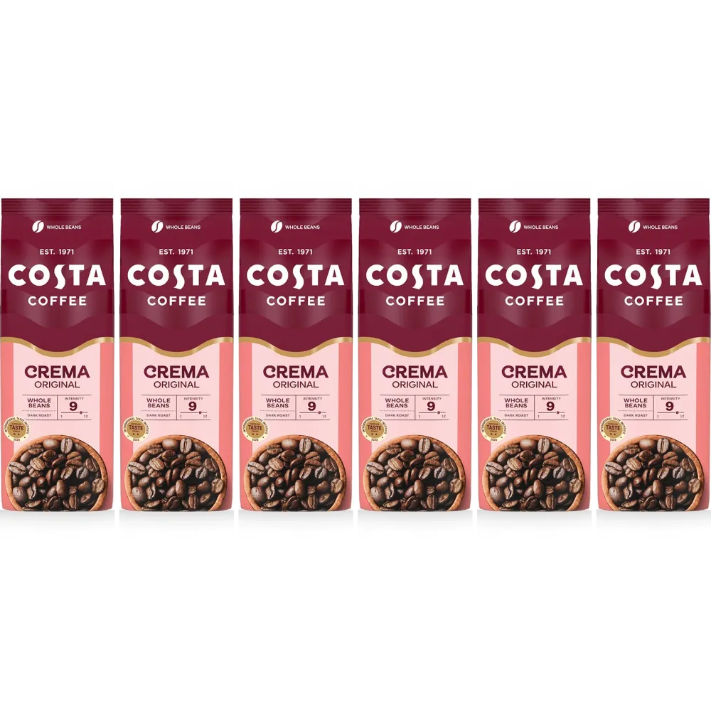 Costa Coffee Caffè Crema Original Blend - kaffebönor - 6 x 1 kg