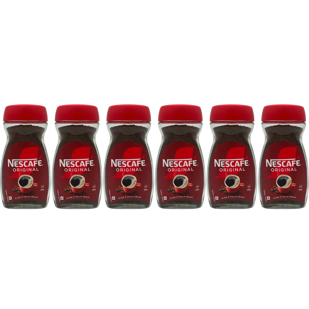 Nescafé Original - snabbkaffe - 6 x 200 g