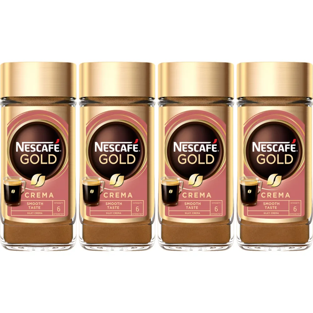 Nescafé Gold Crema - snabbkaffe - 4 x 100 g