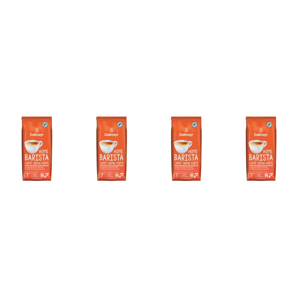 Dallmayr Home Barista Caffè Crema Forte - kaffebönor - 4 x 1 kg