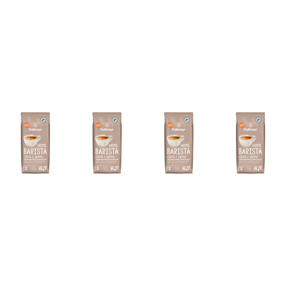 Dallmayr Home Barista Caffè Crema e Aroma - kaffebönor - 4 x 1 kg