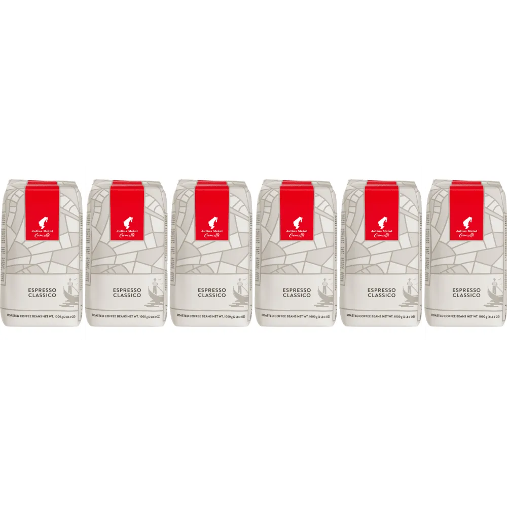 Julius Meinl Espresso Classico Italian Line - kaffebönor - 6 x 1 kg