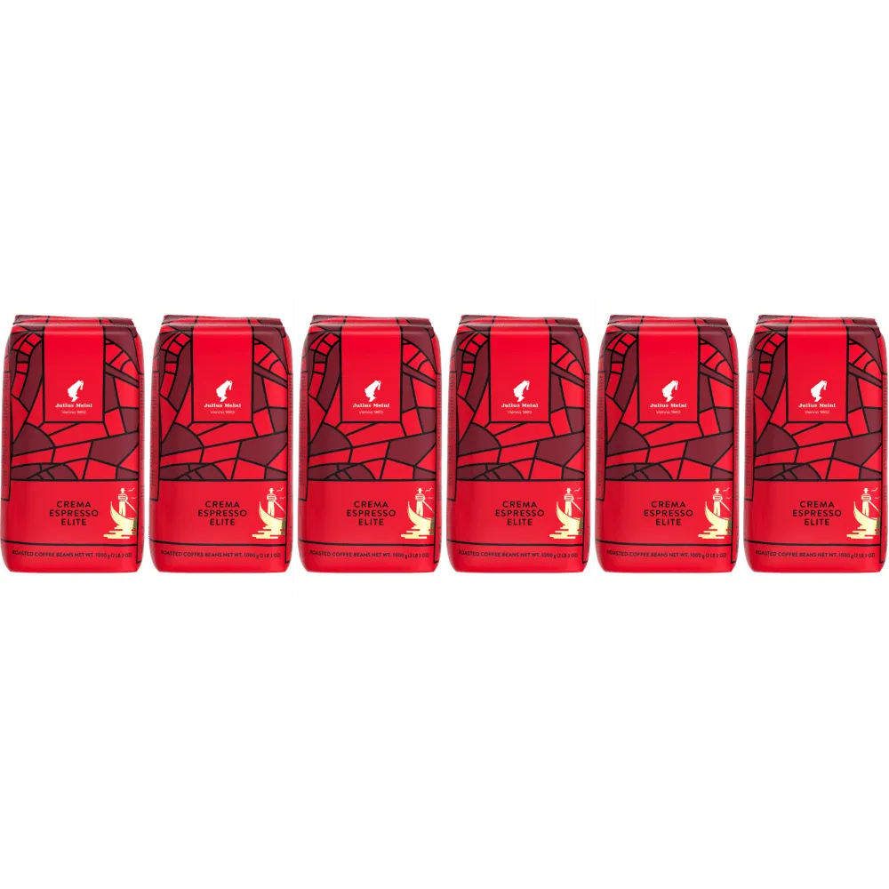 Julius Meinl Crema Espresso Elite Italian Line - kaffebönor - 6 x 1 kg
