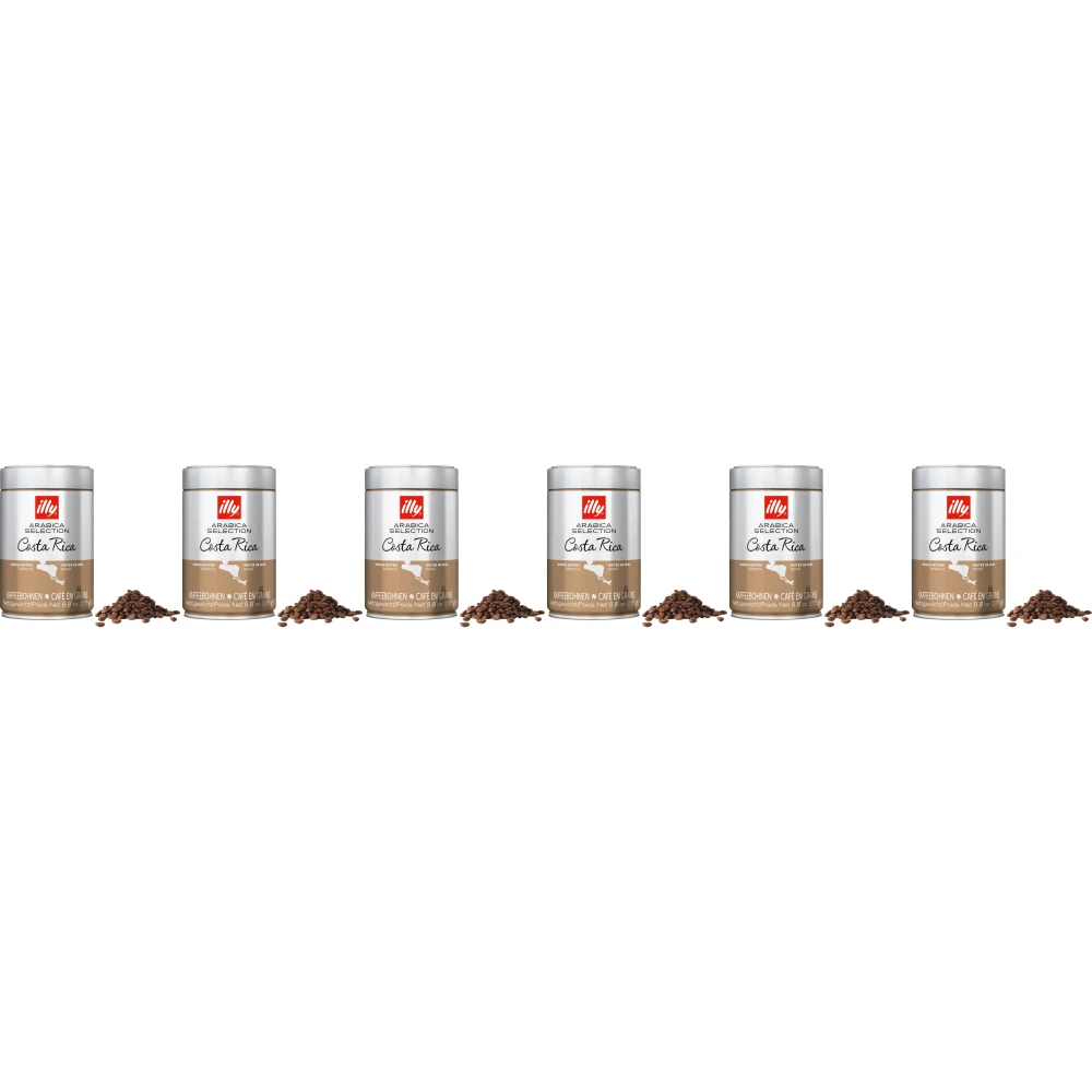 illy - kaffebönor - 6 x Arabica Selection - Costa Rica - 250 g
