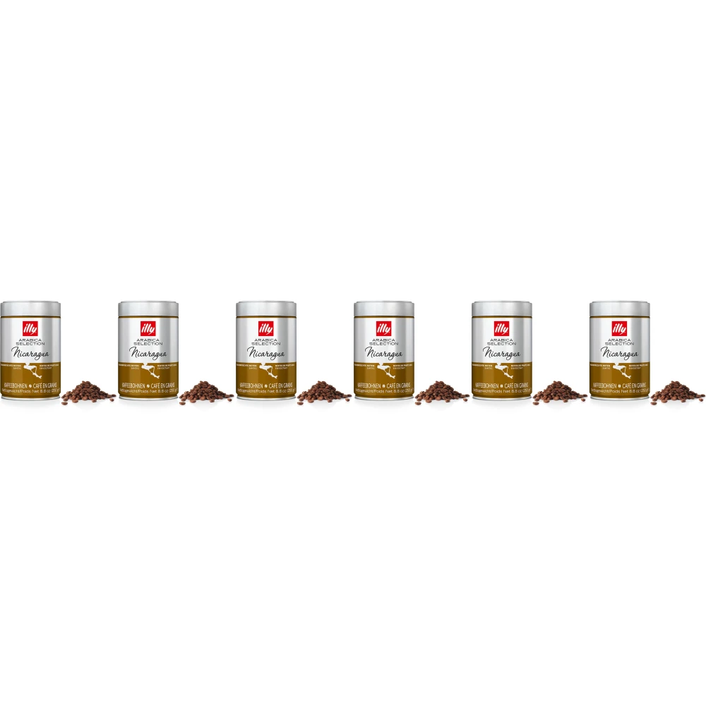 illy - kaffebönor - 6 x Arabica Selection - Nicaragua - 250 g
