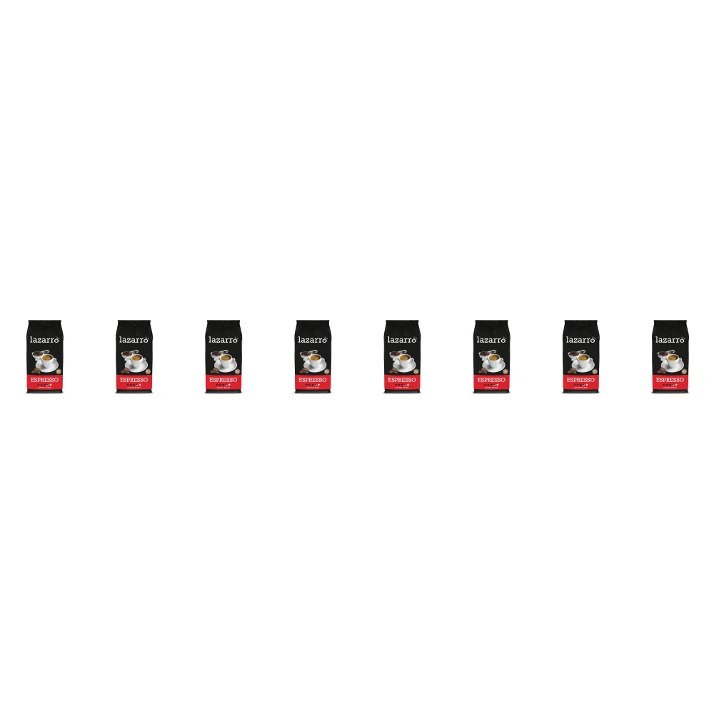 Lazarro Espresso - kaffebönor - 8 x 1 kg