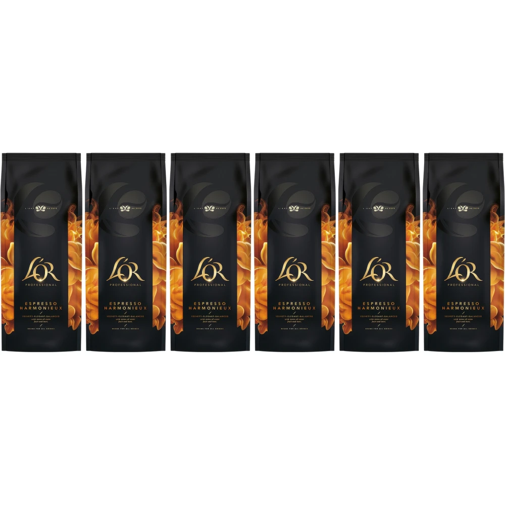 L'OR Harmonious Espresso - kaffebönor - 6 x 1 kg