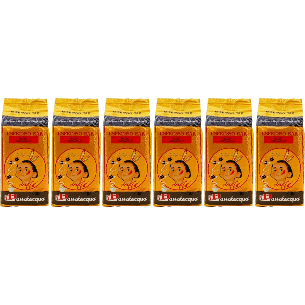 Passalacqua Cremador - kaffebönor - 6 x 1 kg