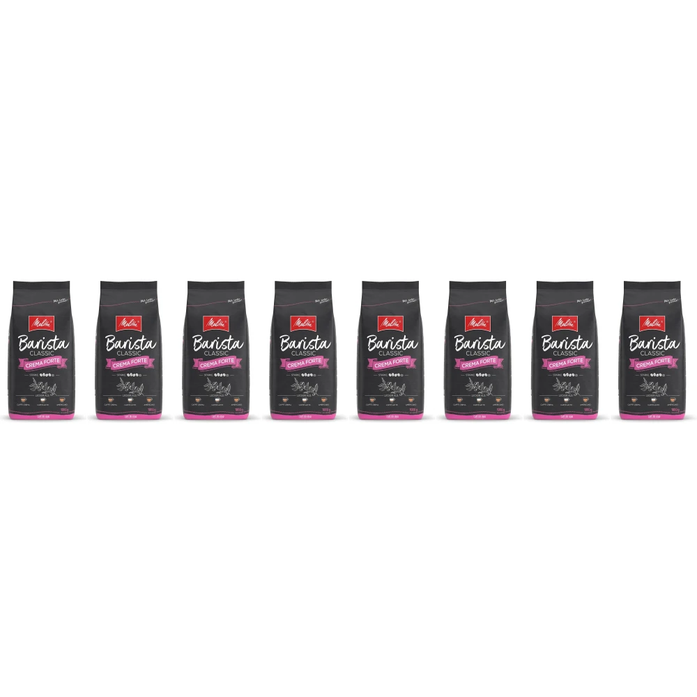 Melitta Barista Crema Forte - kaffebönor - 8 x 1 kg