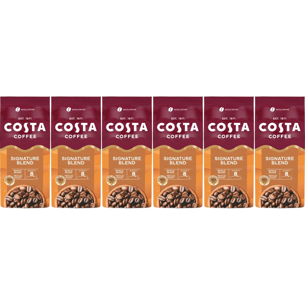 Costa Coffee Signature Blend Medium Roast - kaffebönor - 6 x 1 kg