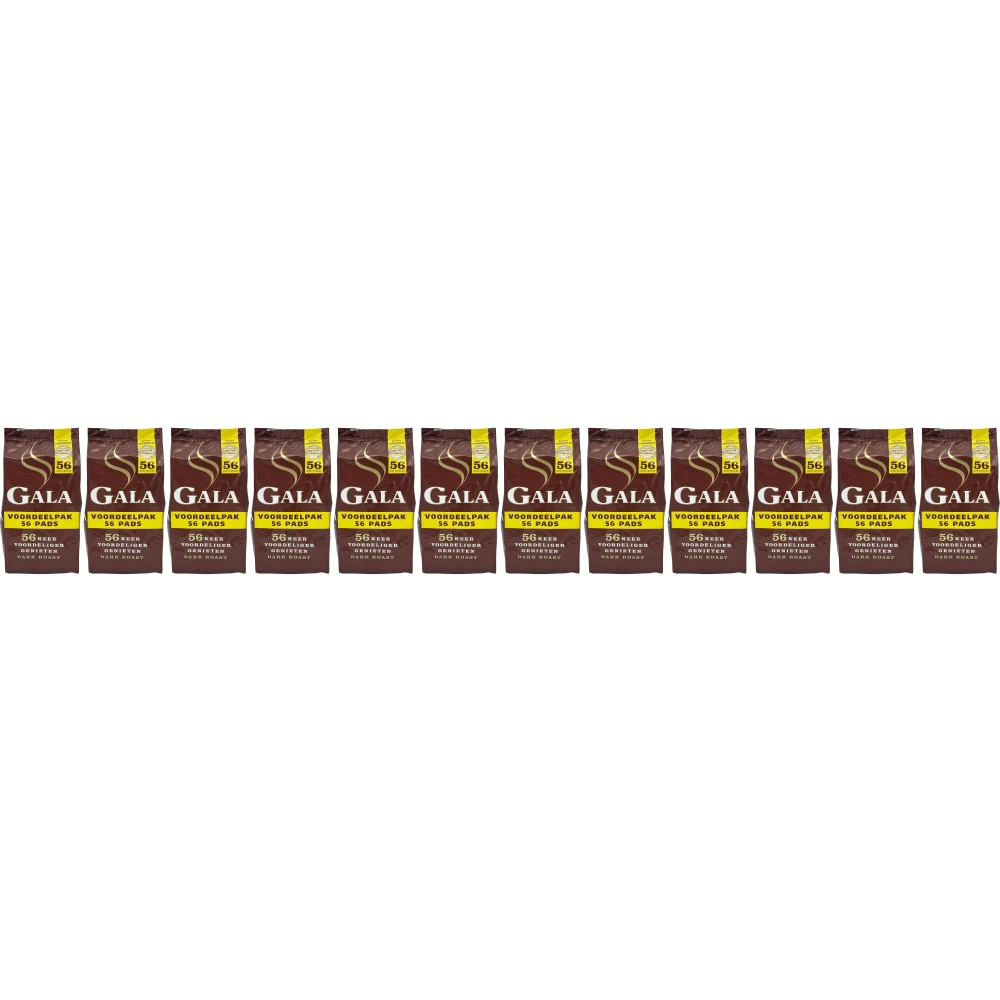 Gala Dark Roast - kaffepads - 12 x 56 st