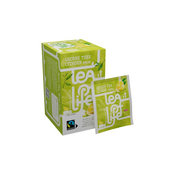 Grönt te citron - Fairtrade - Tea of Life - 25 tepåsar