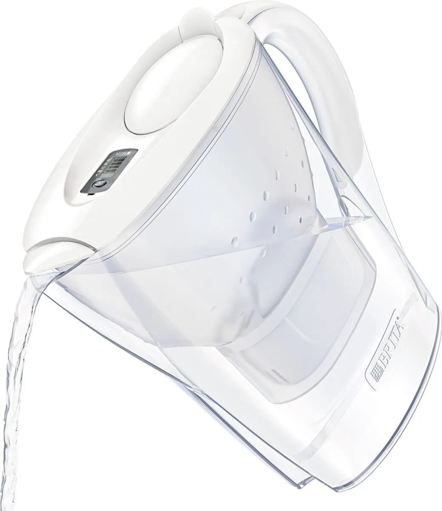 Brita - Vattenfilterkanna Marella vit + 1 Maxtra-filterpatron 2,4 l