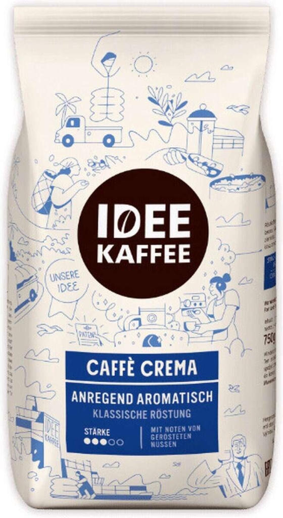 Idee Kaffee Caffè Crema - kaffebönor - 750 g
