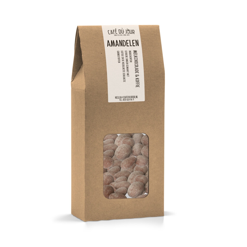 Mandlar - mjölkchoklad och kaffe - 250 g