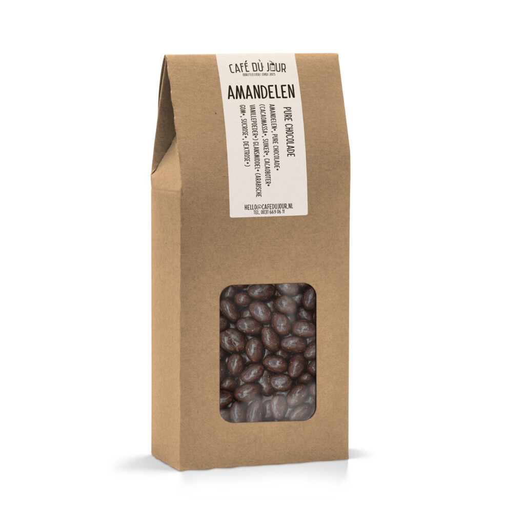 Mandlar i mörk choklad 250 g