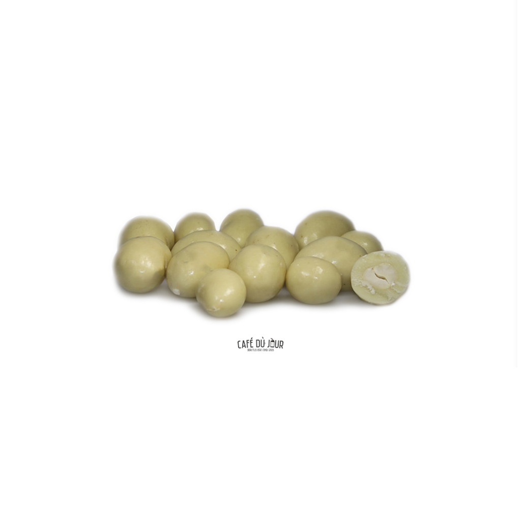 Cashewnötter i vit choklad 250 g