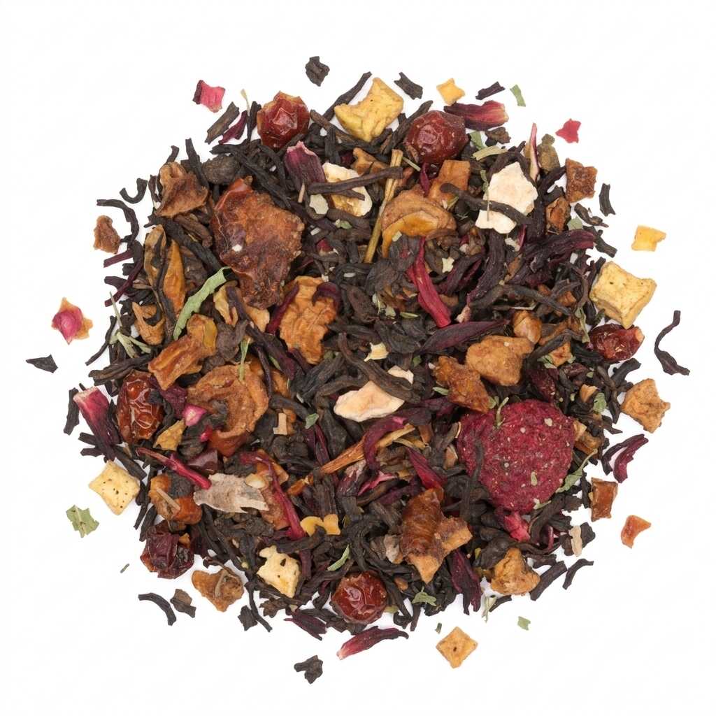 Forest Fruit - pu-erh te 100 g - Café du Jour löst te