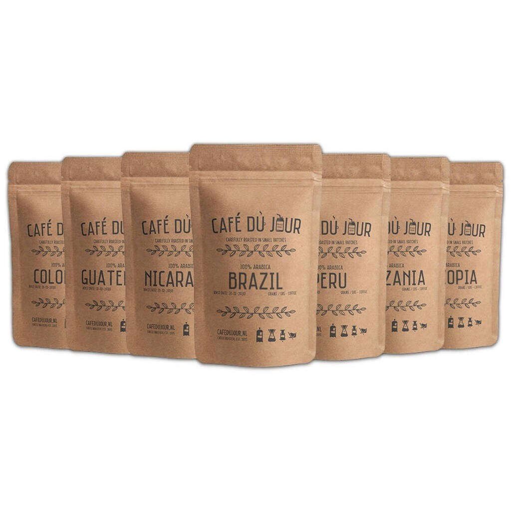 Single Origins - Färska kaffebönor - 7 x 250 g