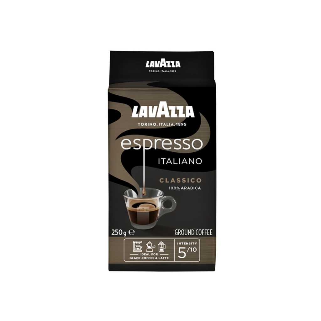Lavazza Caffè Espresso kaffe – malet kaffe – 250 g