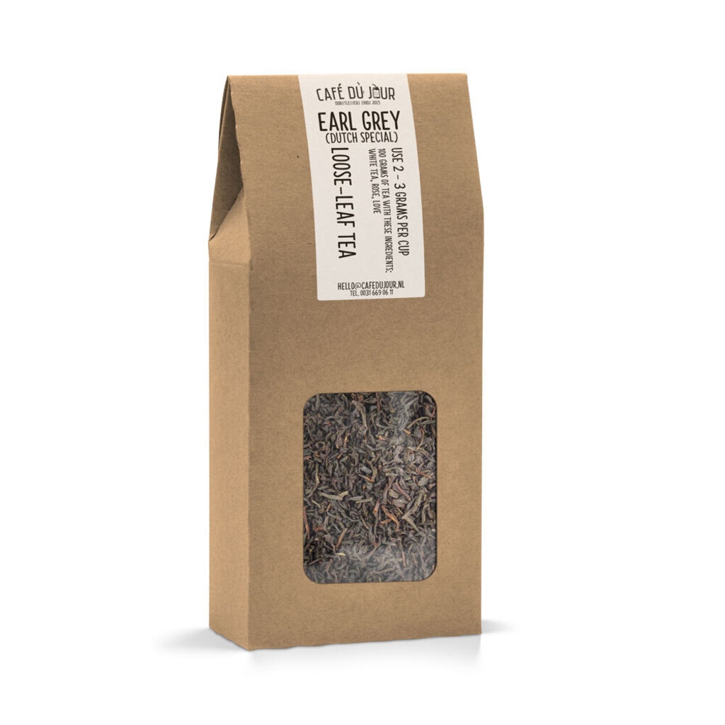 Earl Grey Dutch Special - svart te 100 g - Café du Jour löst te