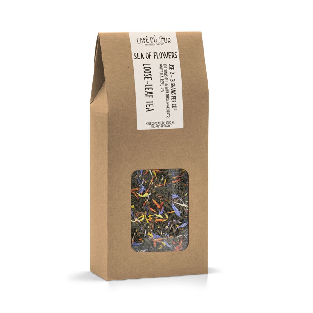 Blossom Sea – svart te 100 g – Café du Jour löst te
