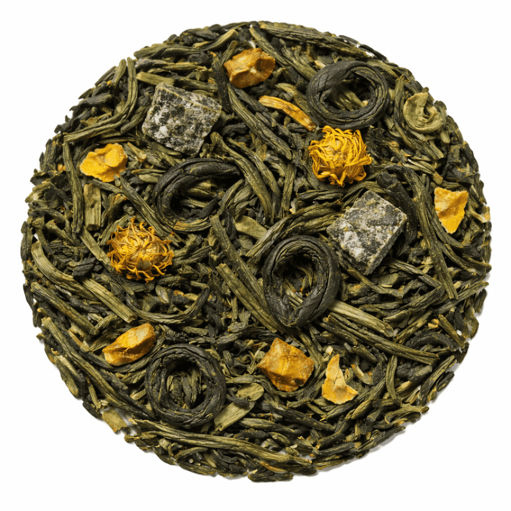 Peach Bloom - grönt och vitt te 100 g - Café du Jour löst te