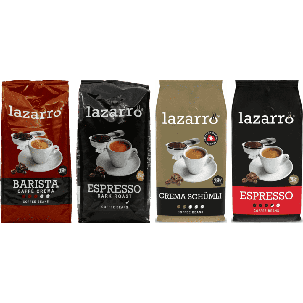 Lazarro provpaket - kaffebönor - 4 x 1 kg