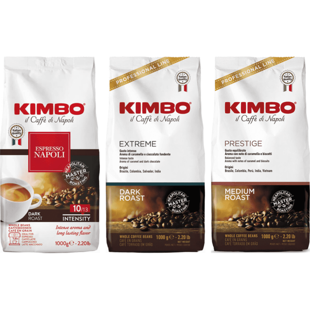 Kimbo provpaket Bold & Intense - 3 x 1 kg