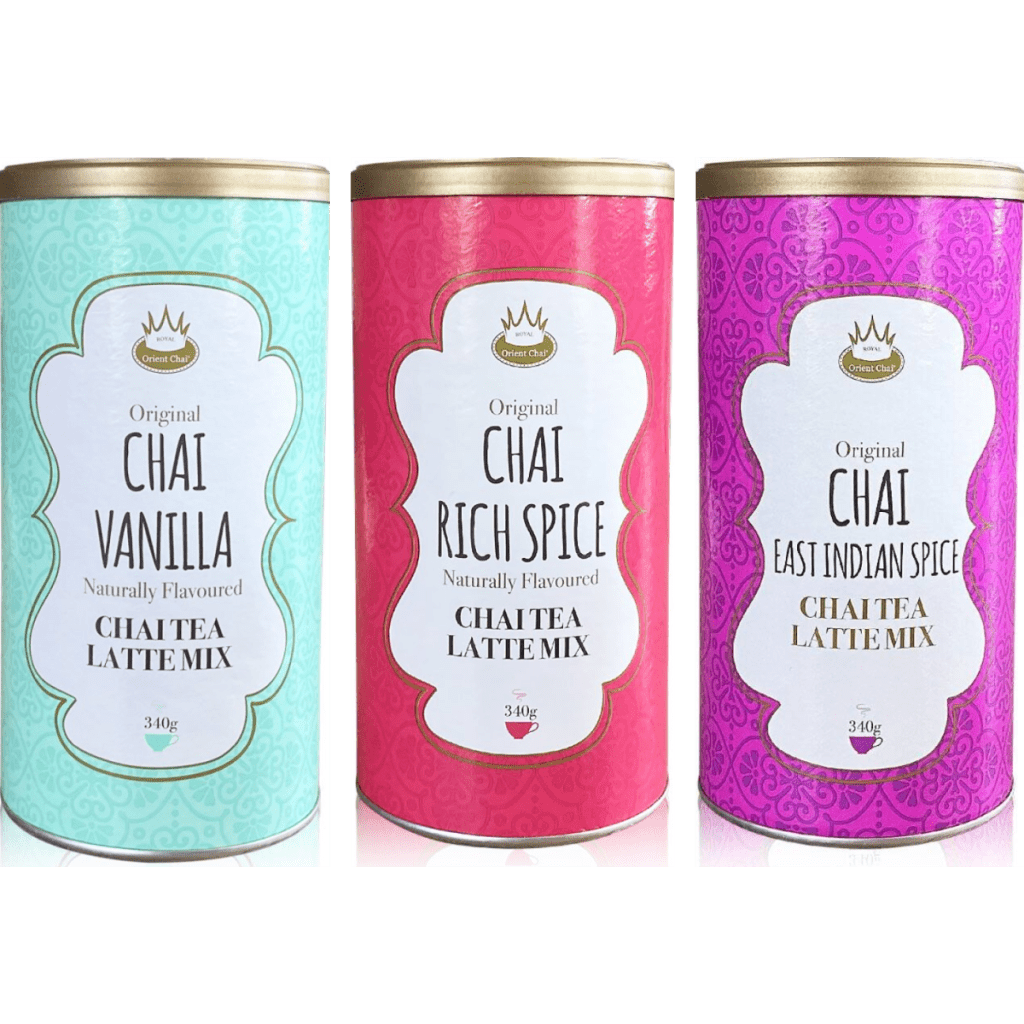 Royal Chai Latte Trio - Vanilla, Rich Spice & East Indian Spice 3 x 340 g